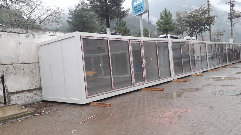 Konteyner Dükkanlar Hazırlanıyor