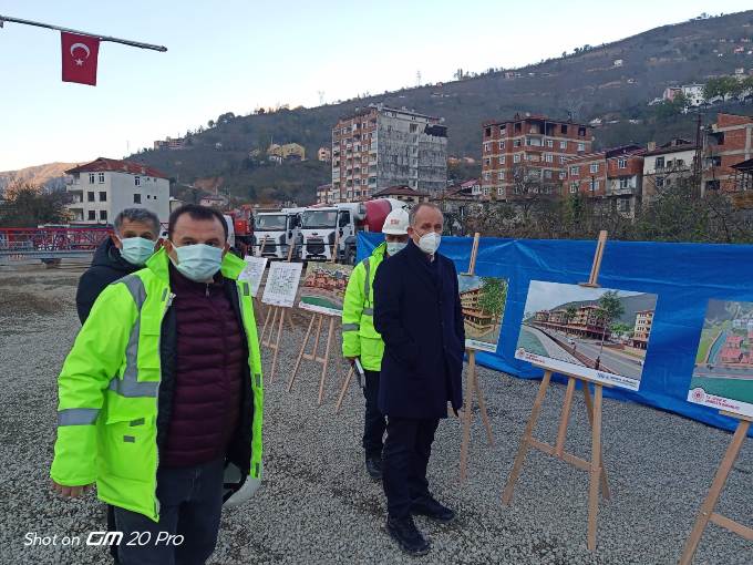 Bakan Kurum, Doğankent'te incelemelerde bulundu