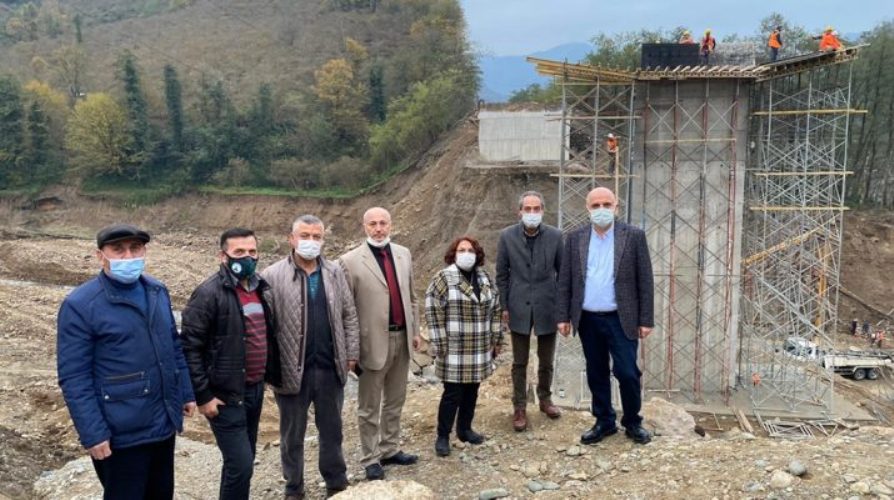 İYİ Parti'den Mutad Deresi Köprüsü İncelemesi