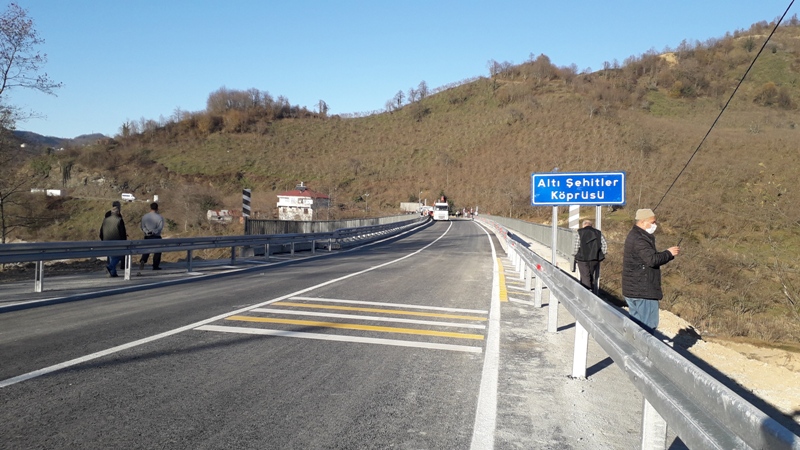 Altı Şehitler Köprüsü Ulaşıma Açıldı