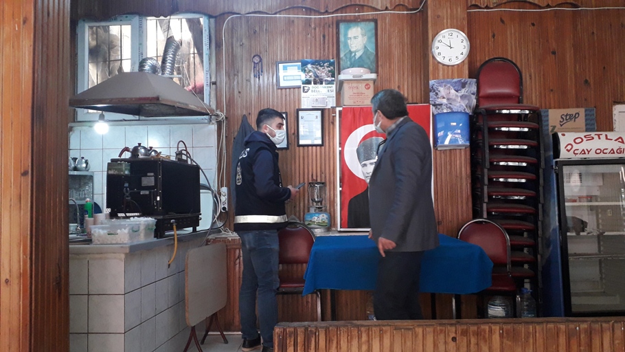 Doğankent Kaymakam Karataş Covid-19 Denetimi Yaptı