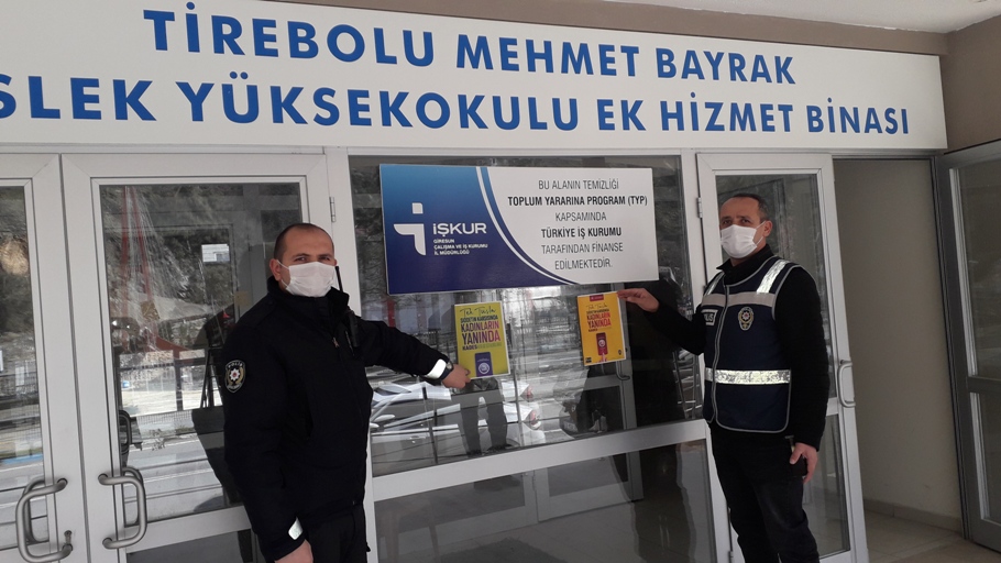 Doğankent Polisi Tek Tuşla Kadınlarımızın yanında