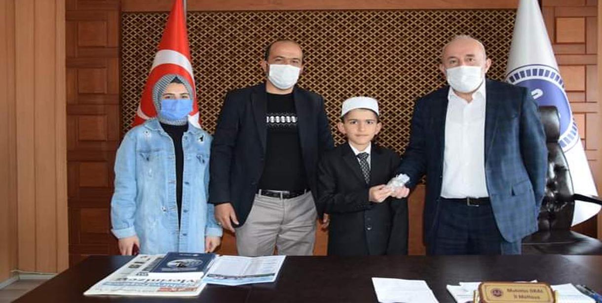 Giresun Birincisi Kamadan Ödülünü Aldı