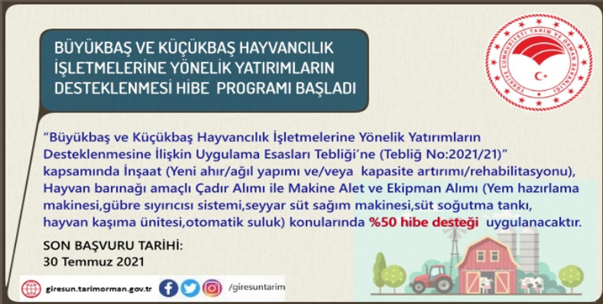 Hibe programı müracaatları başladı