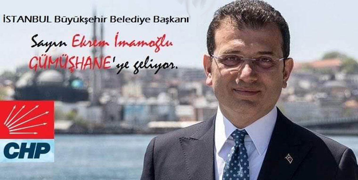 Ekrem İmamoğlu Gümüşhane'ye Geliyor