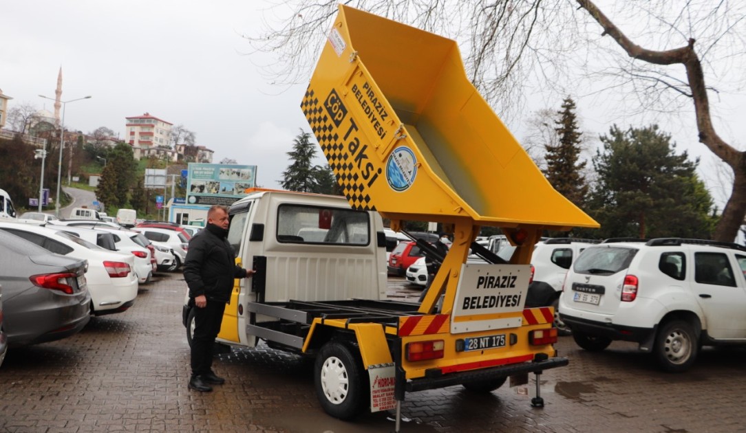 Piraziz'de Çöp Taksi Hizmete Başladı!
