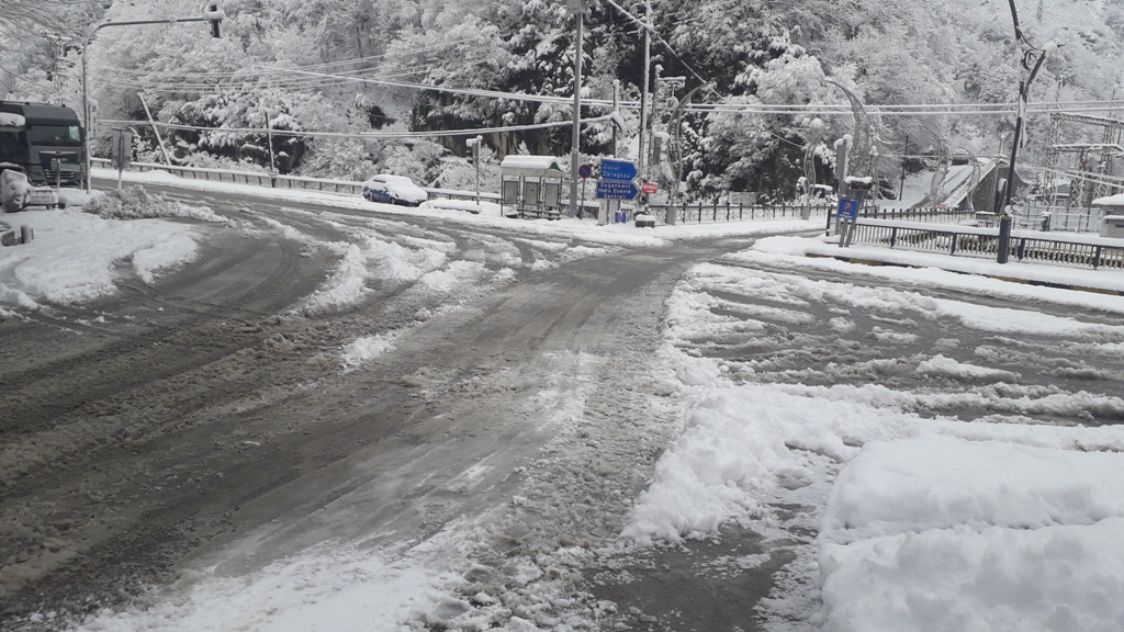 Doğankent'ten Kar Manzaraları