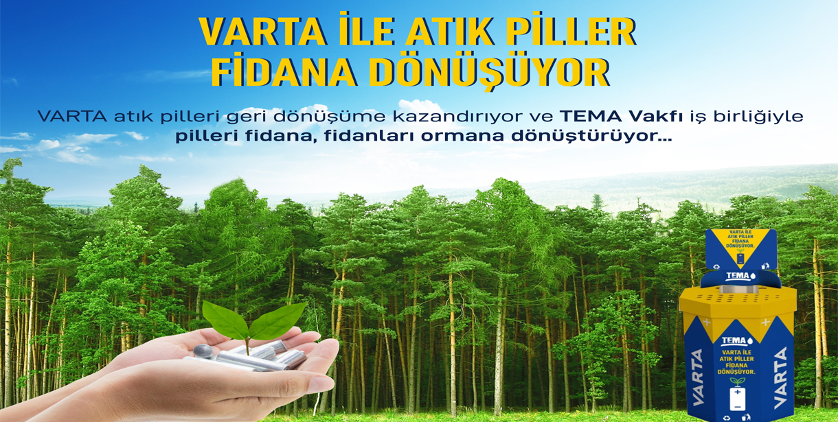 Atık Piller Varta ile Fidana Dönüşüyor