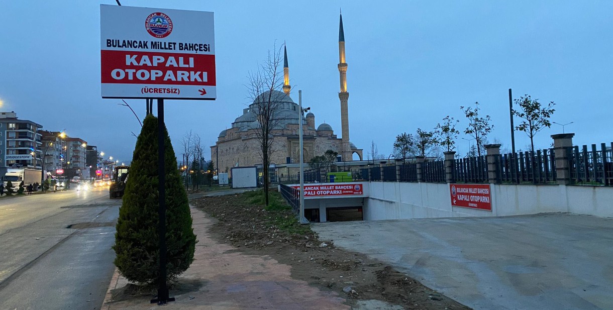 Millet Bahçesi Kapalı Otoparkı Ücretsiz Olarak Hizmete açıldı