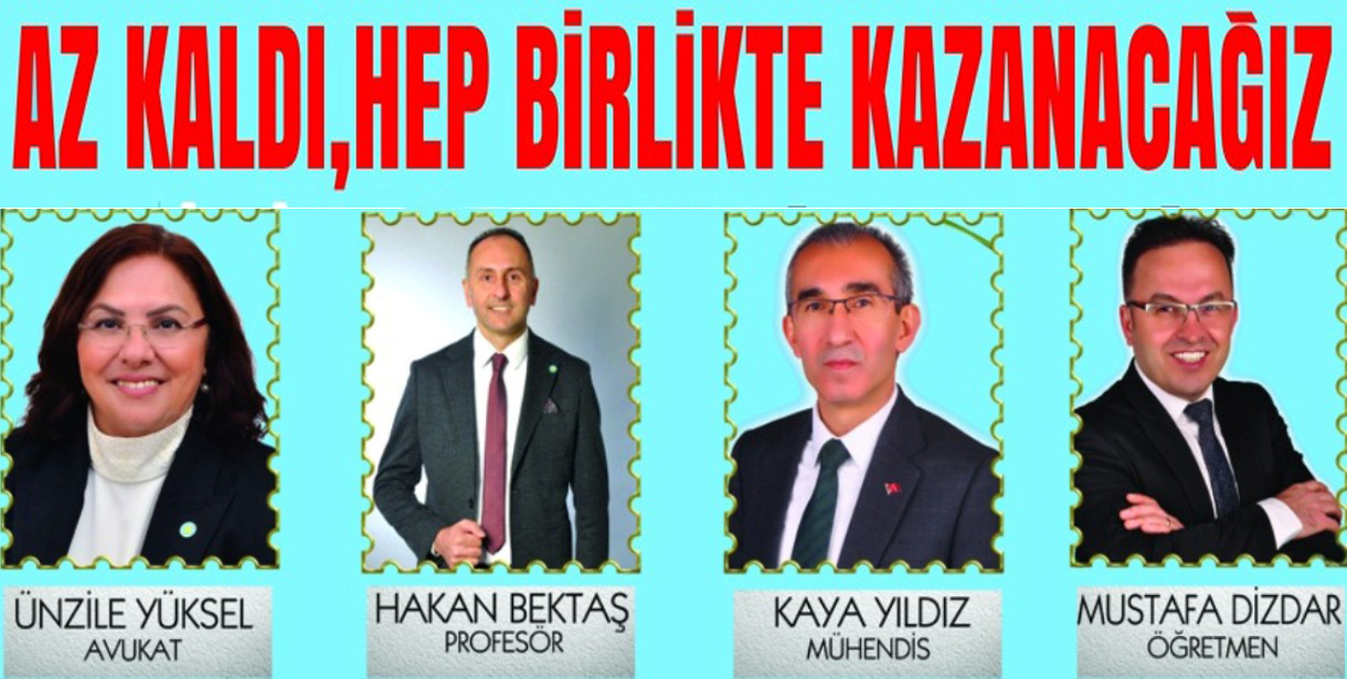 İYİ Parti İlçe Başkanı Aslan, Az Kaldı, Hep Birlikte Kazanacağız