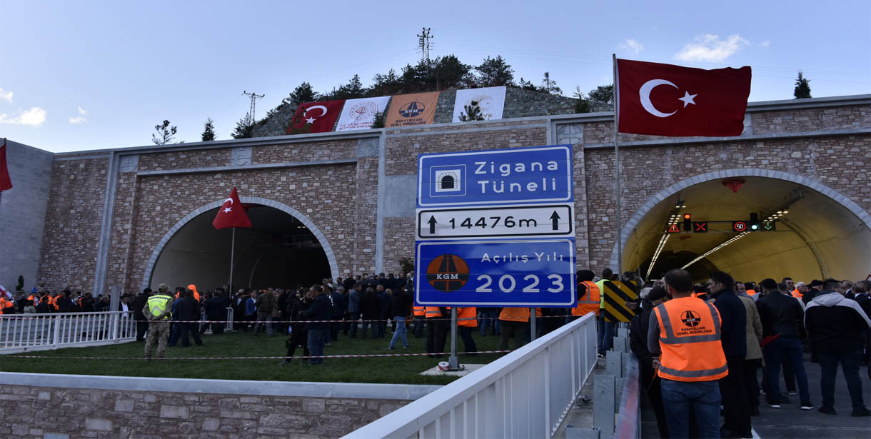 Yeni Zigana Tüneli açıldı
