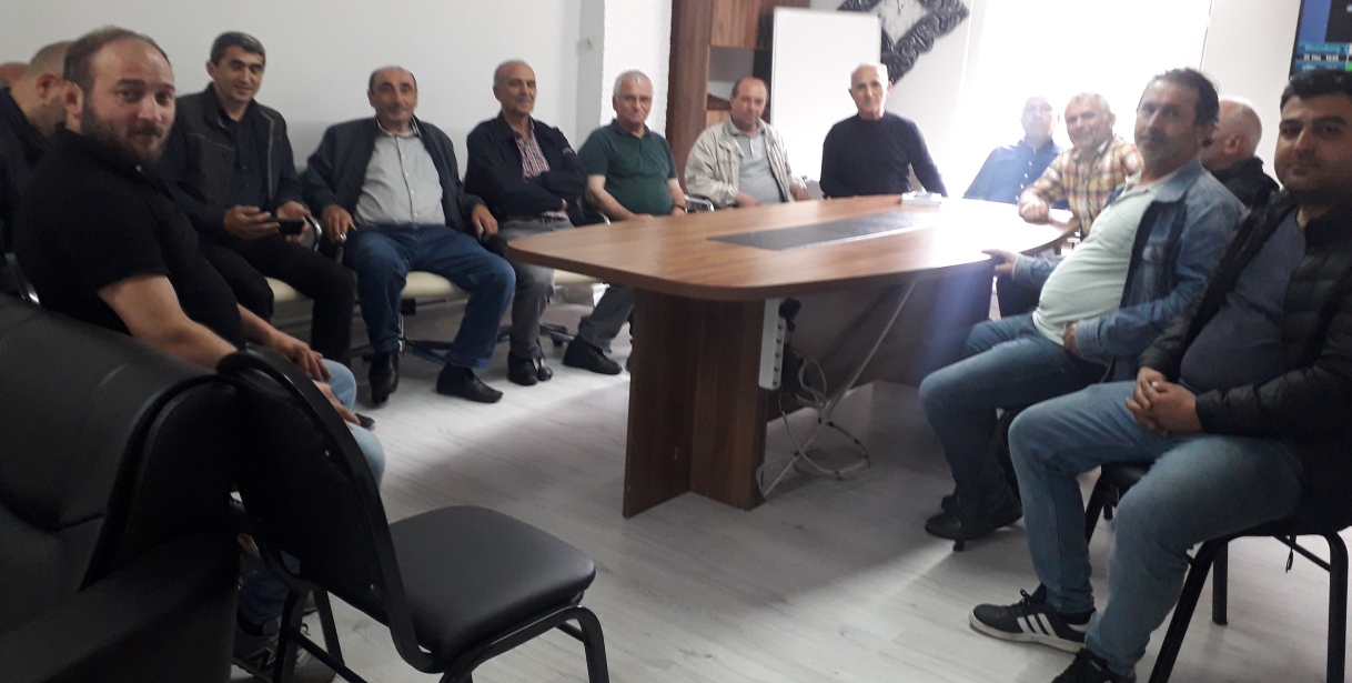 Çatalağaç Köyü Dernek Yönetimi Alagöz Maden Yetkililerini Ziyaret Etti