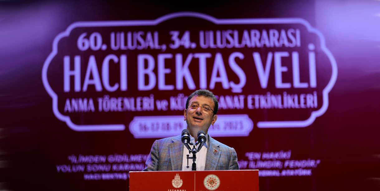 İmamoğlu, HACI BEKTAŞ-I VELİ anma törenlerinde konuştu