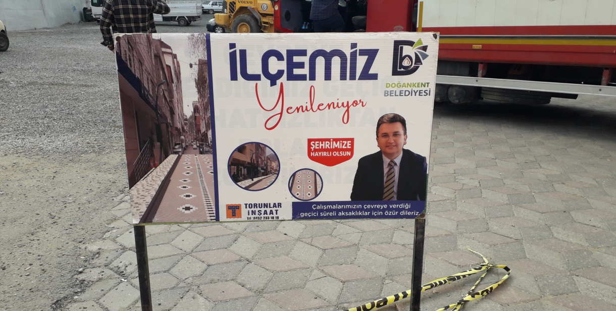 Doğankent Cadde ve Sokakları Yenileniyor