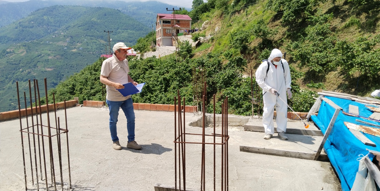 Çatalağaç Köyünde Kokarca ile Mücadele Çalışmaları Yapıldı