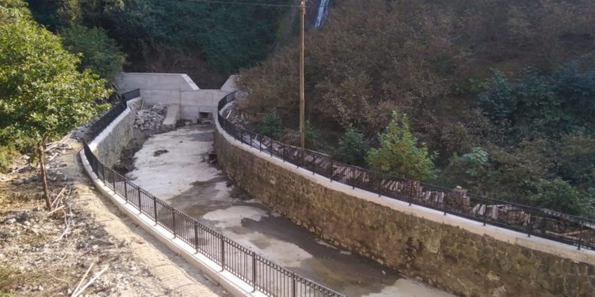 Tirebolu'da taşkın riskine önlem