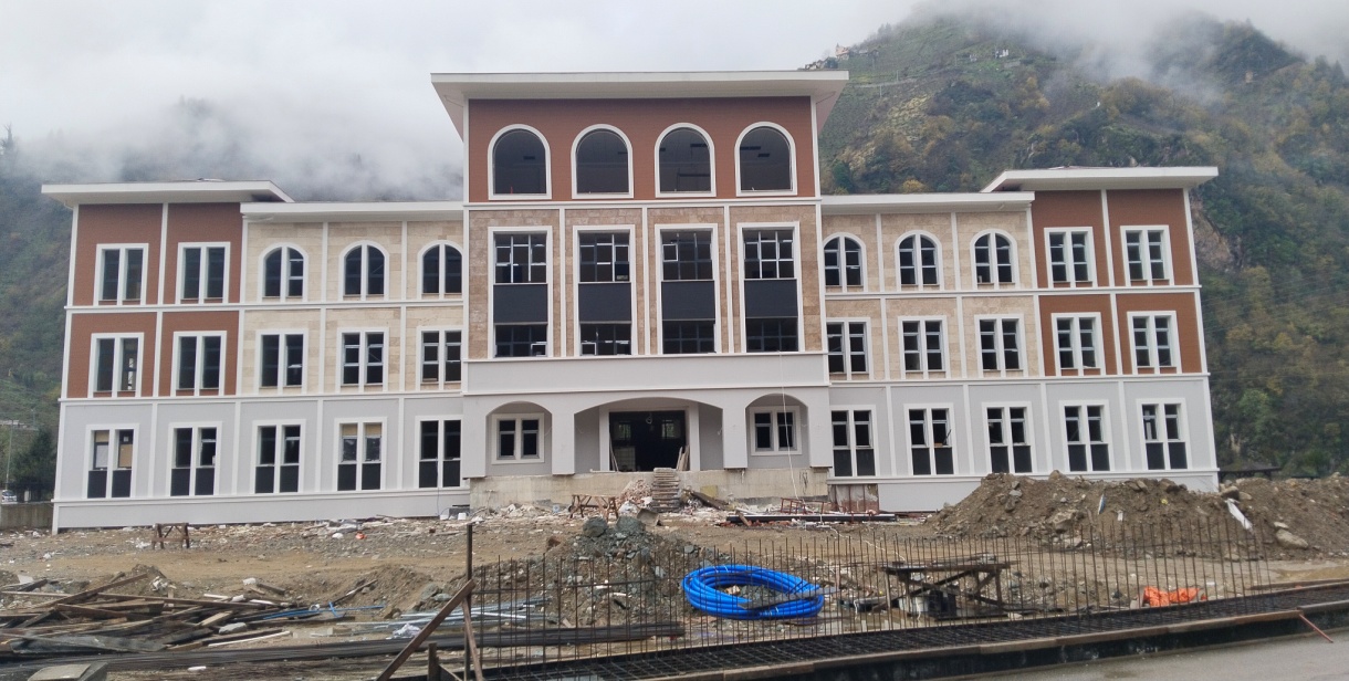 Doğankent İlçesinde Yeni Hükümet Binası Yapımında Sona Yaklaşıldı