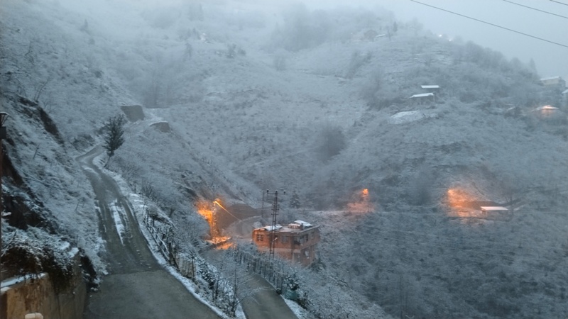 Köylerden Kar Manzaraları