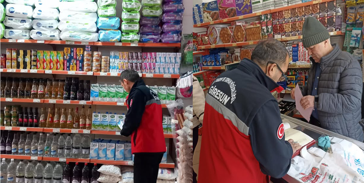 Doğankent'te Gıda İşletmelerine Kapsamlı Denetim