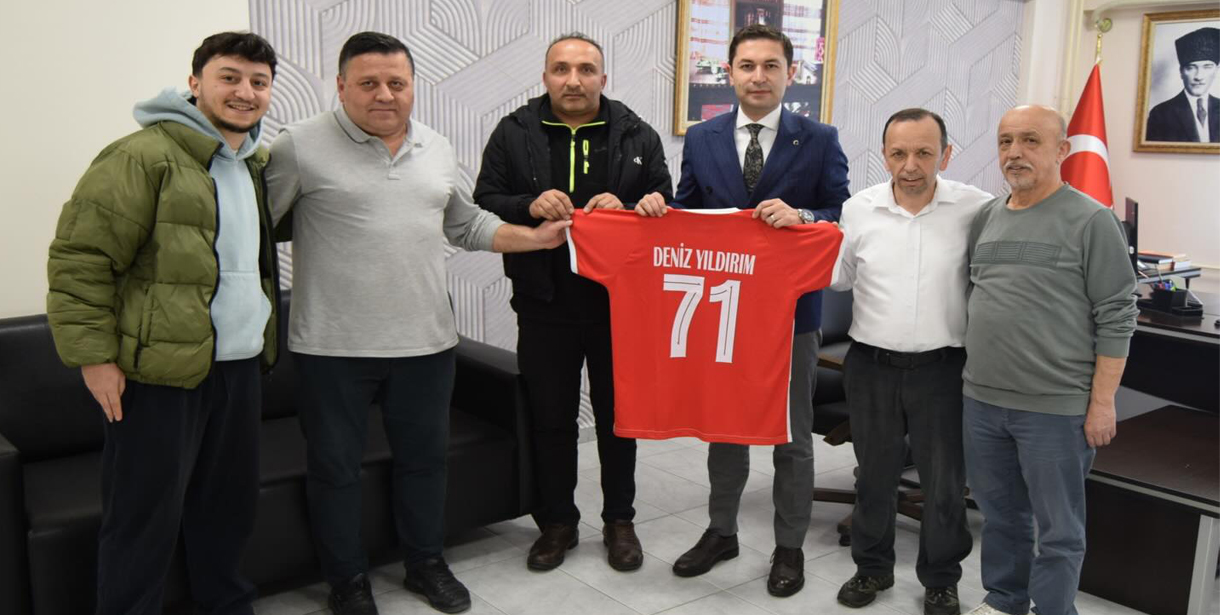 Harşıtspor yöneticileri Kaymakam Yıldırım'ı ziyaret etti
