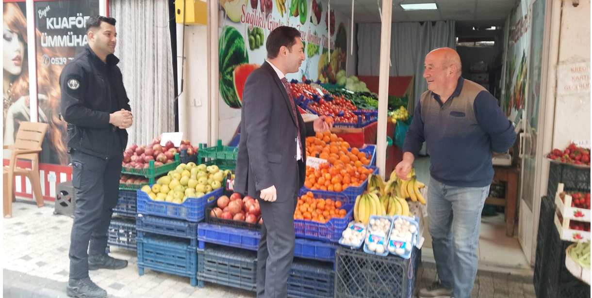 Doğankent Kaymakamı Yıldırım Esnaf Ziyaretlerinde