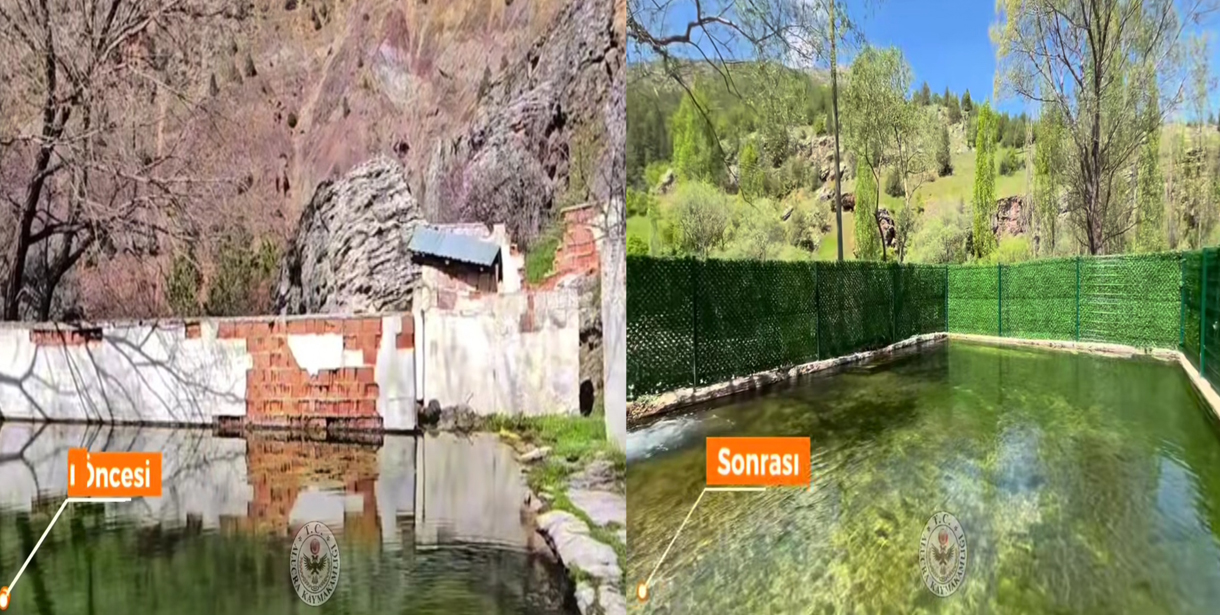 Şifa kaynağı hayran kaplıcaları yenilenen yüzüyle misafirlerini bekliyor